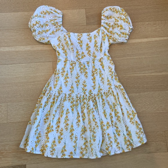 Jessica Simpson Floral Eyelet Mini Dress - Picture 6 of 13